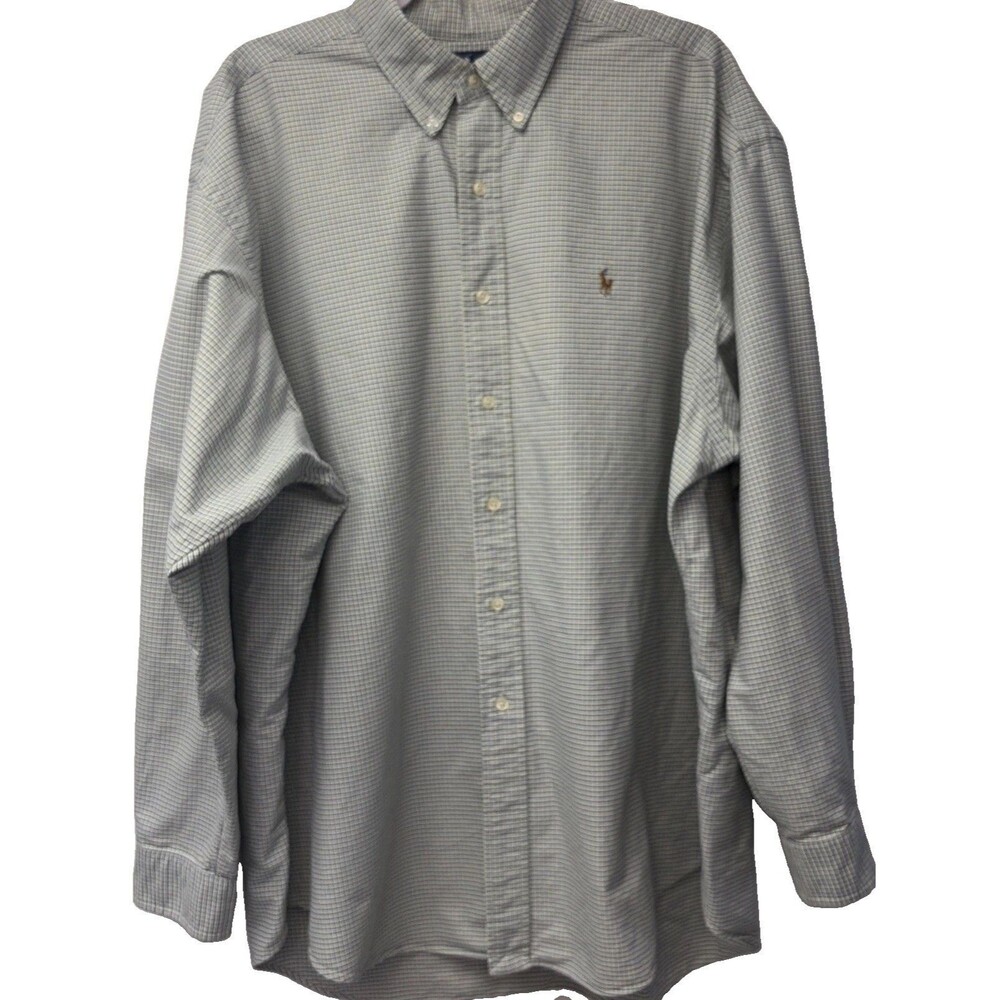 Vintage Y2K 1990s Polo Ralph Lauren "Blake" Button-Down Shirt Size XXL Check